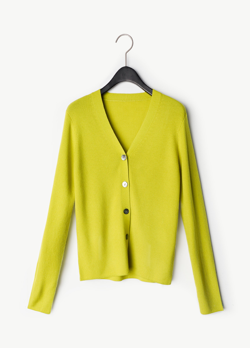 經典合身質感美麗諾開襟衫